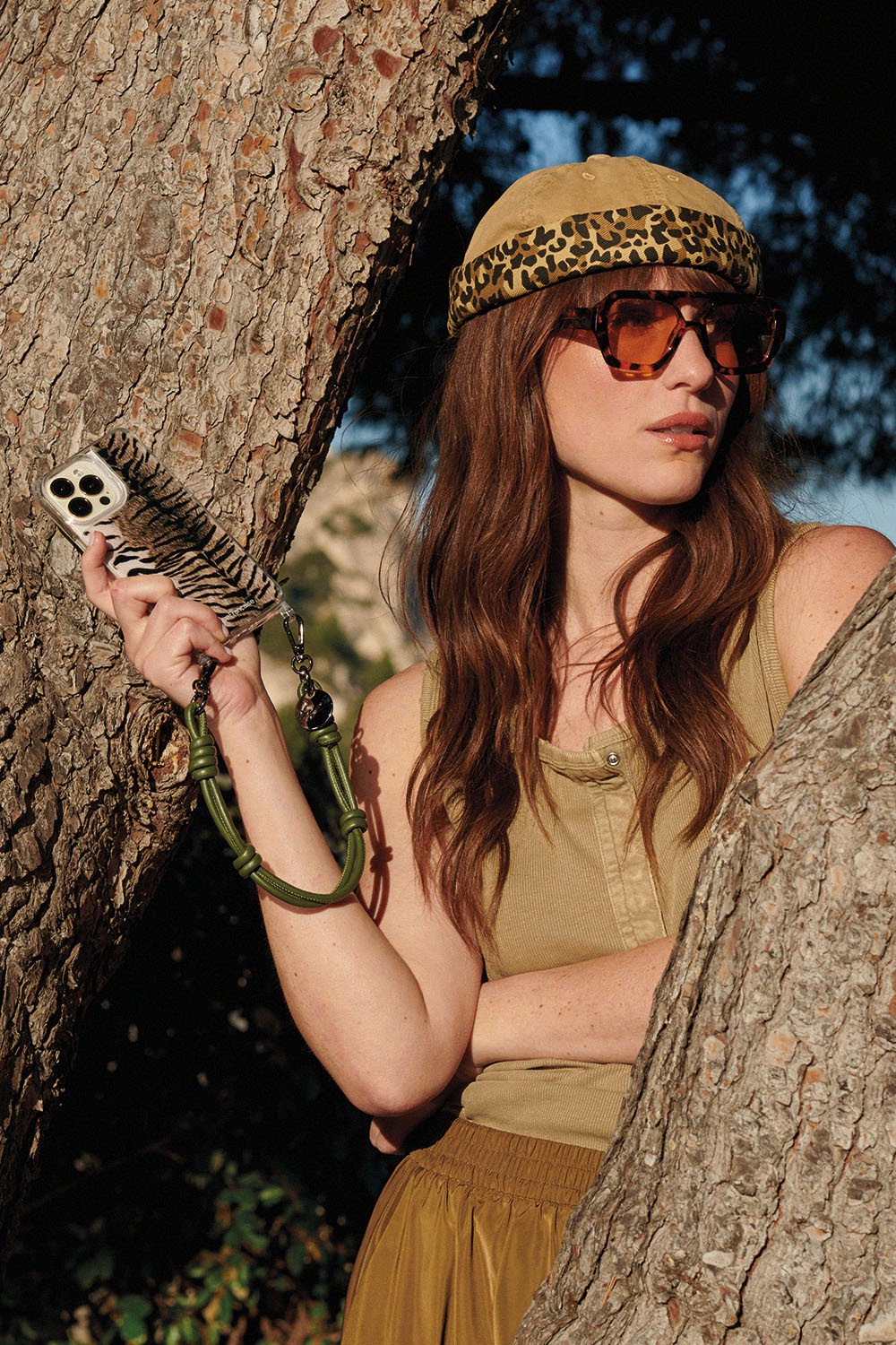 Chaine Courte Nolan Kaki 40 cm