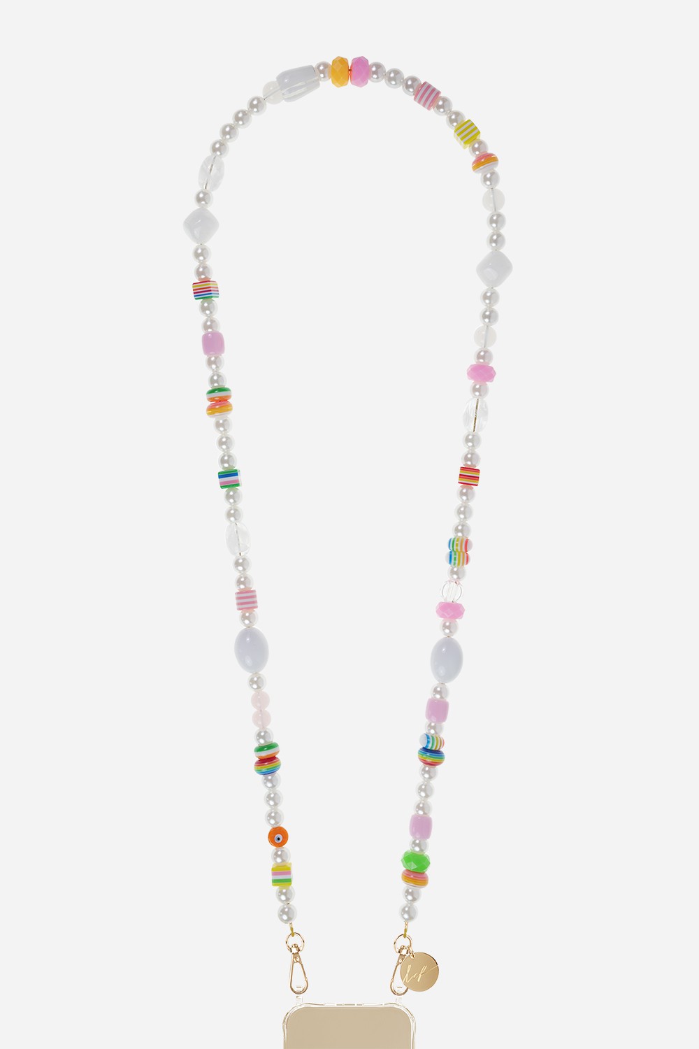 Chaine Longue Blanche Blanc 120 cm