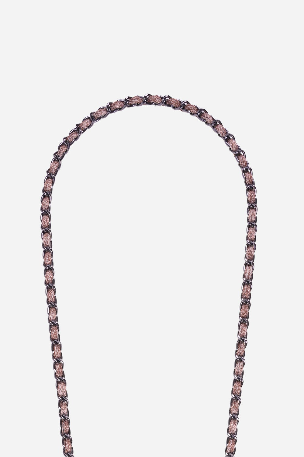 Chaine Longue Cali Marron 120 cm