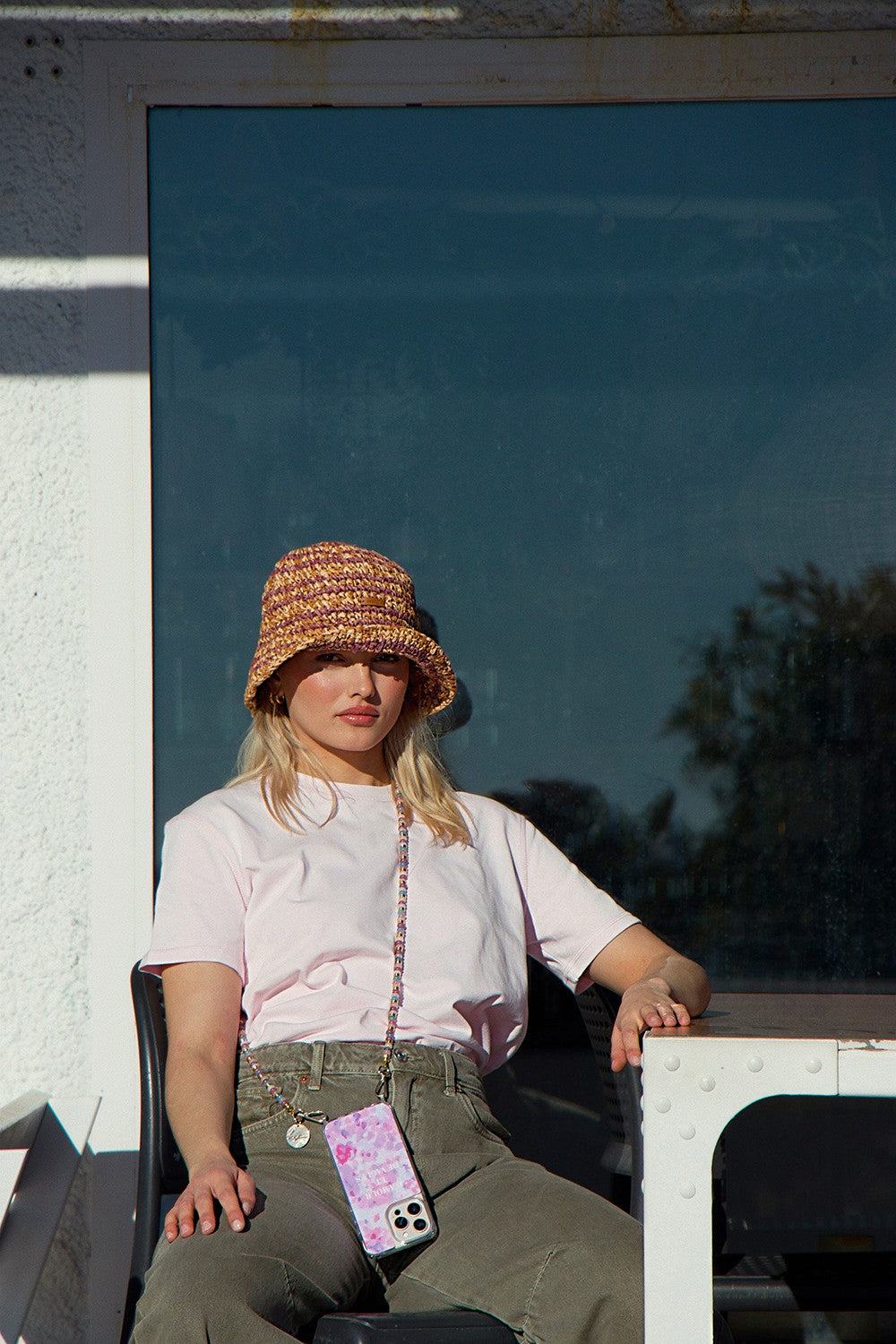 Chaine Longue Joy Multicolore 120 cm