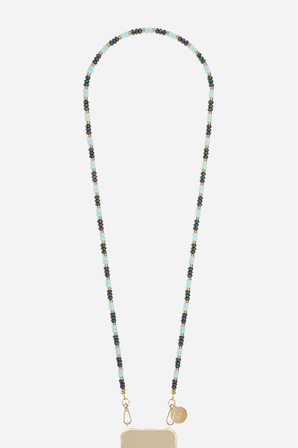 Chaine Longue Joy Bleu 120 cm