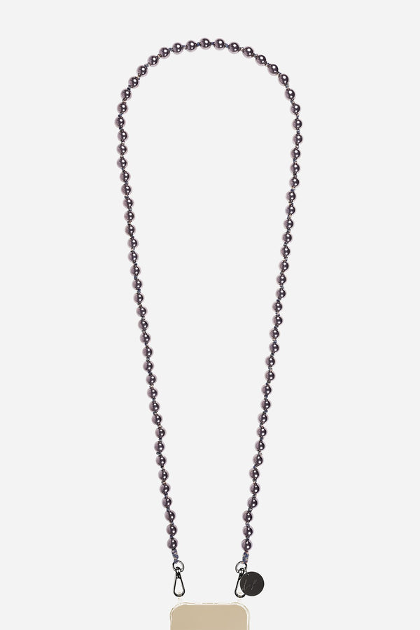 Chaine Longue Leona Noir 120 cm