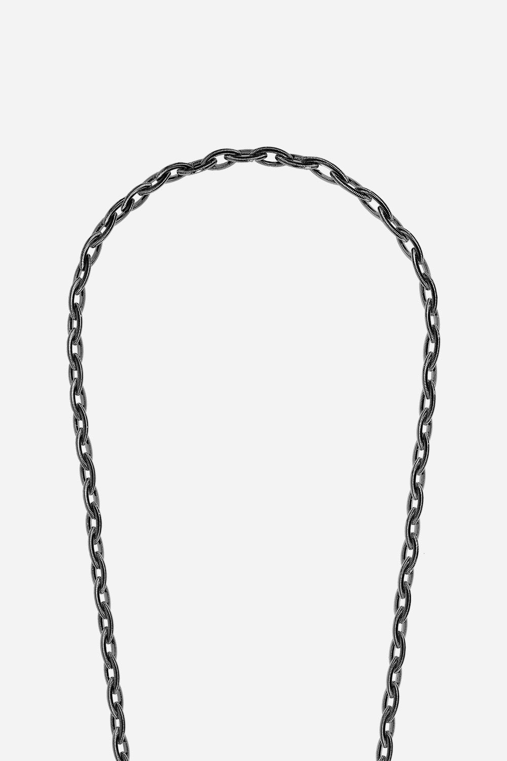 Chaine Longue Pia Noir 120 cm