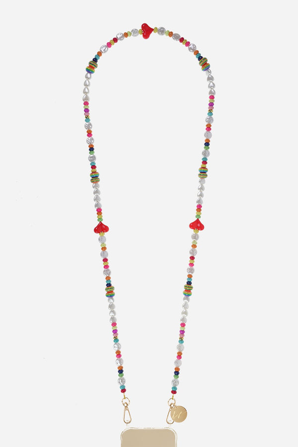 Chaine Longue Poca Multicolore 120 cm
