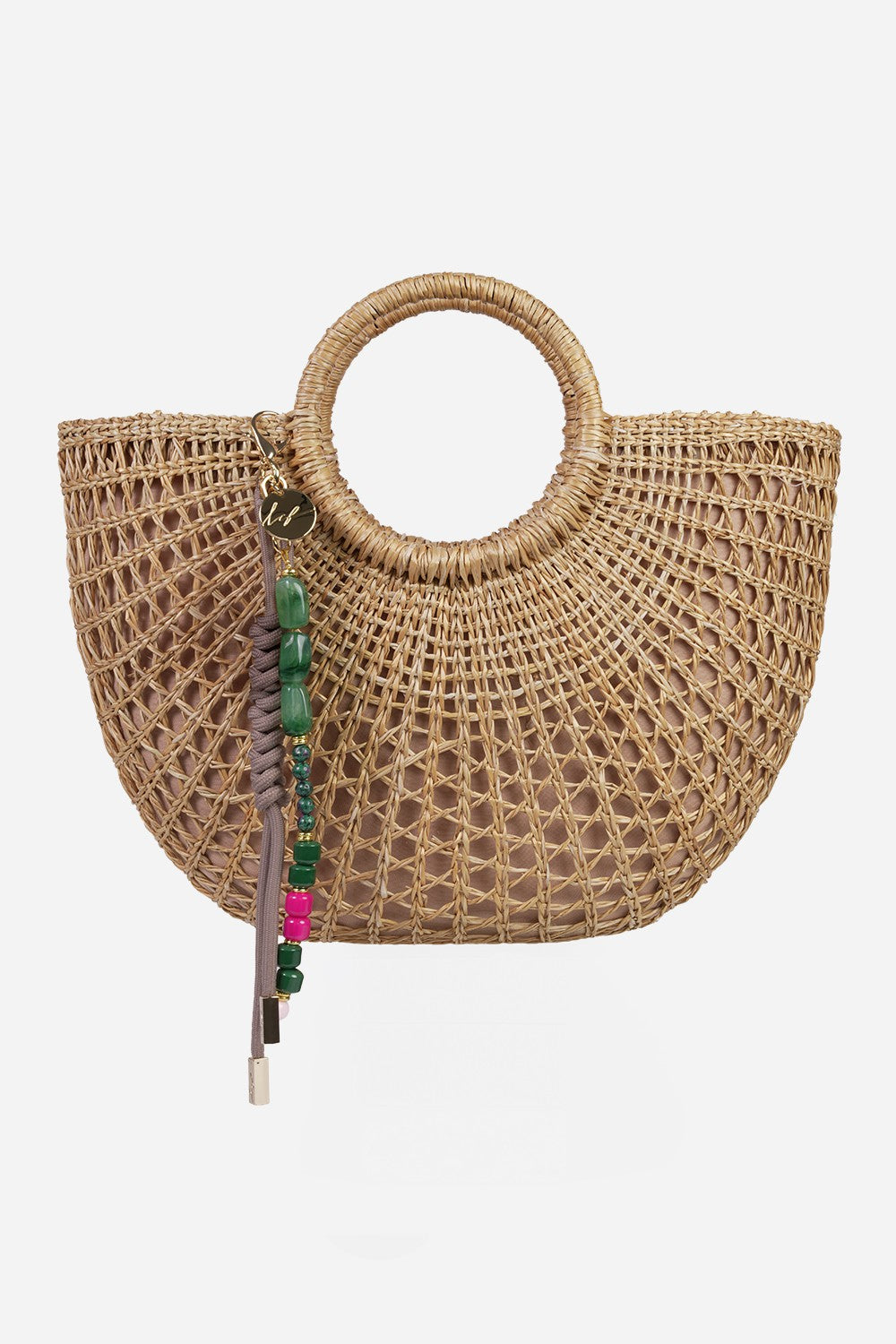 BOBBY TAUPE BAG JEWEL 32 CM