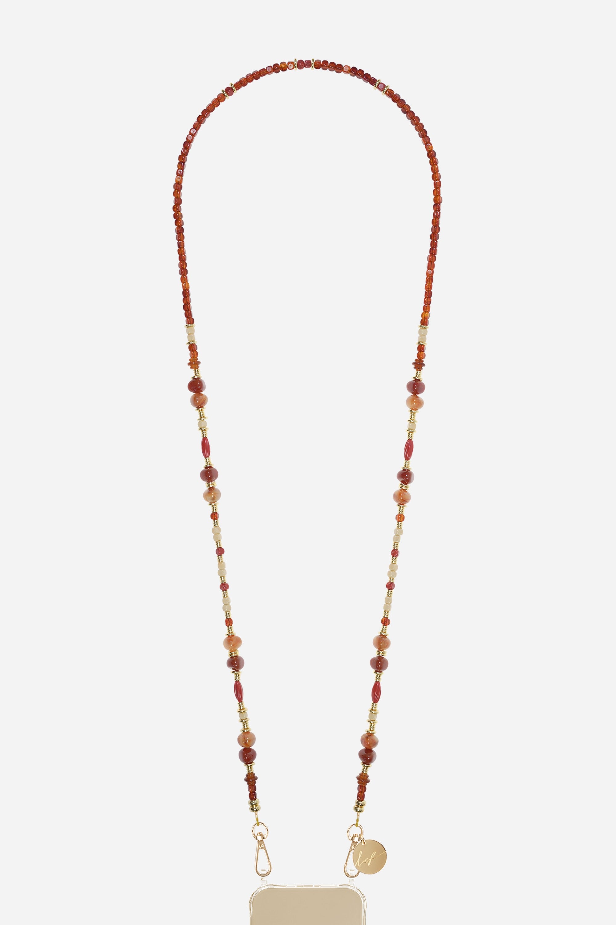 Chaine Longue Caterina Ambre 120 cm