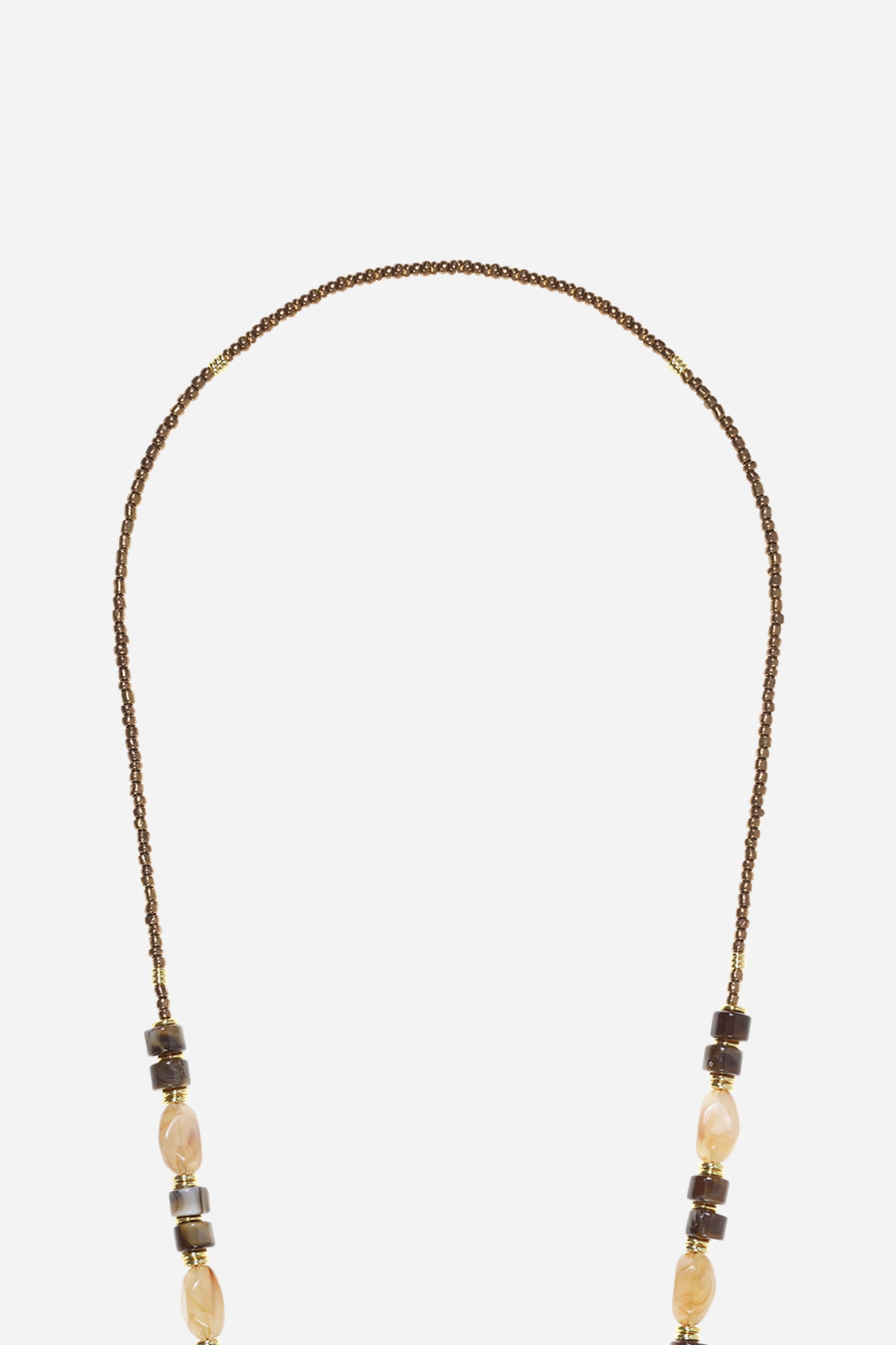 Chaine Longue Chiara Marron 120 cm