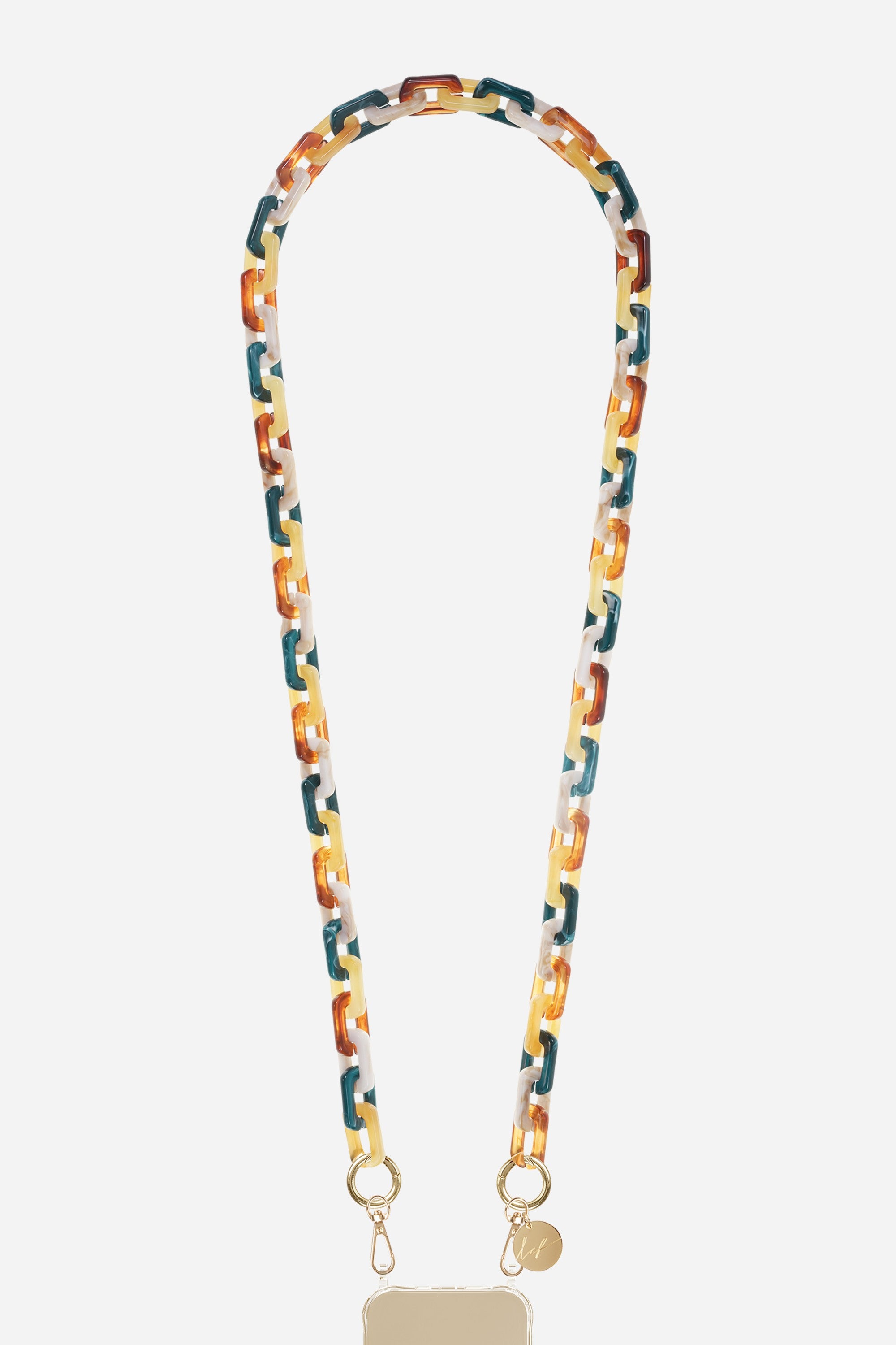 Chaine Longue Emmy Marron 120 cm