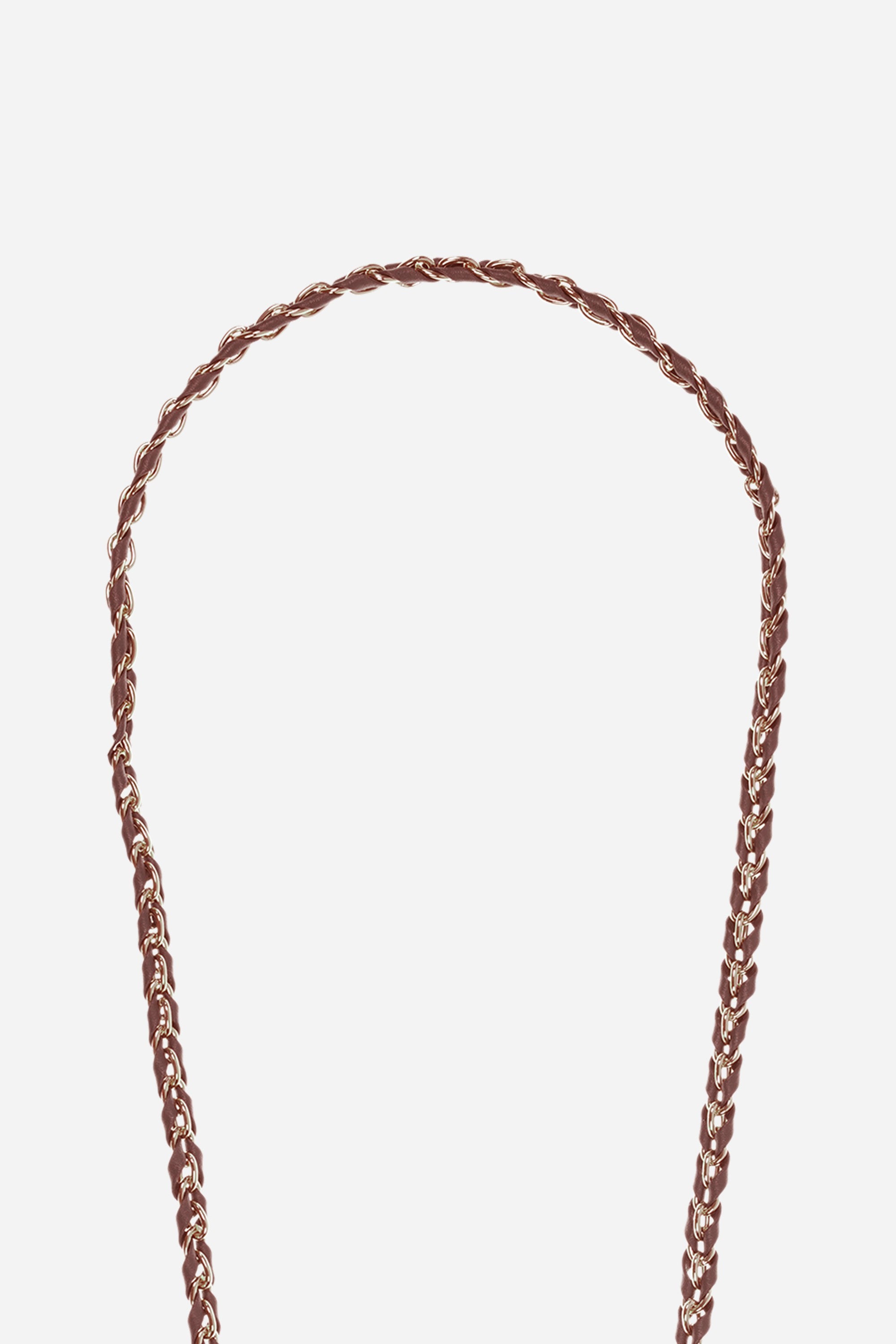 Chaine Longue Lou Bordeaux 120 cm