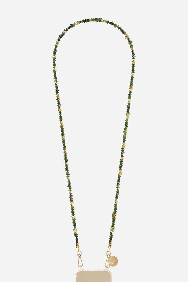 Chaine Longue Liviya Kaki 120 cm