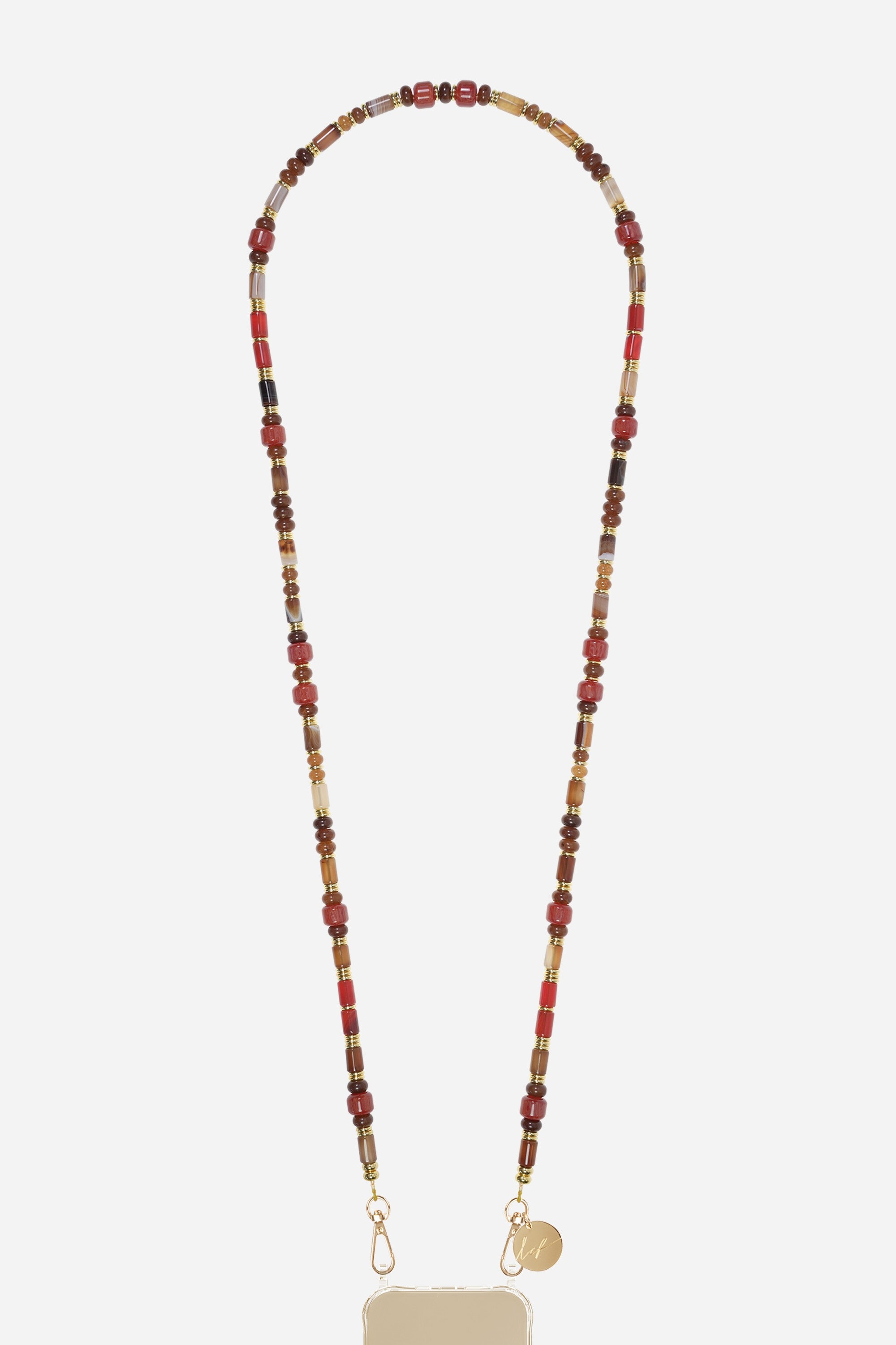 Chaine Longue Jill Terracotta 120 cm