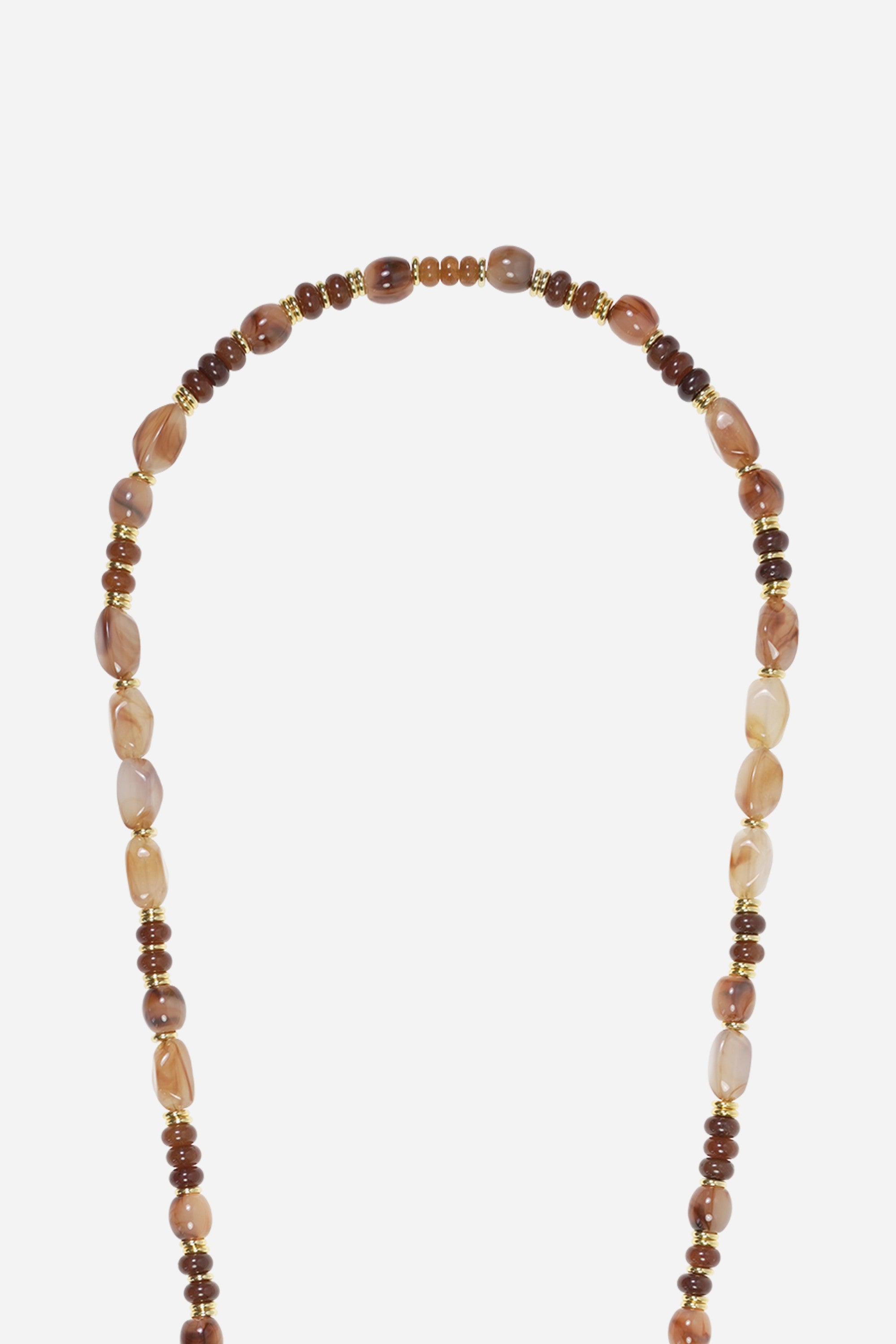 Chaine Longue Madison Marron 120 cm