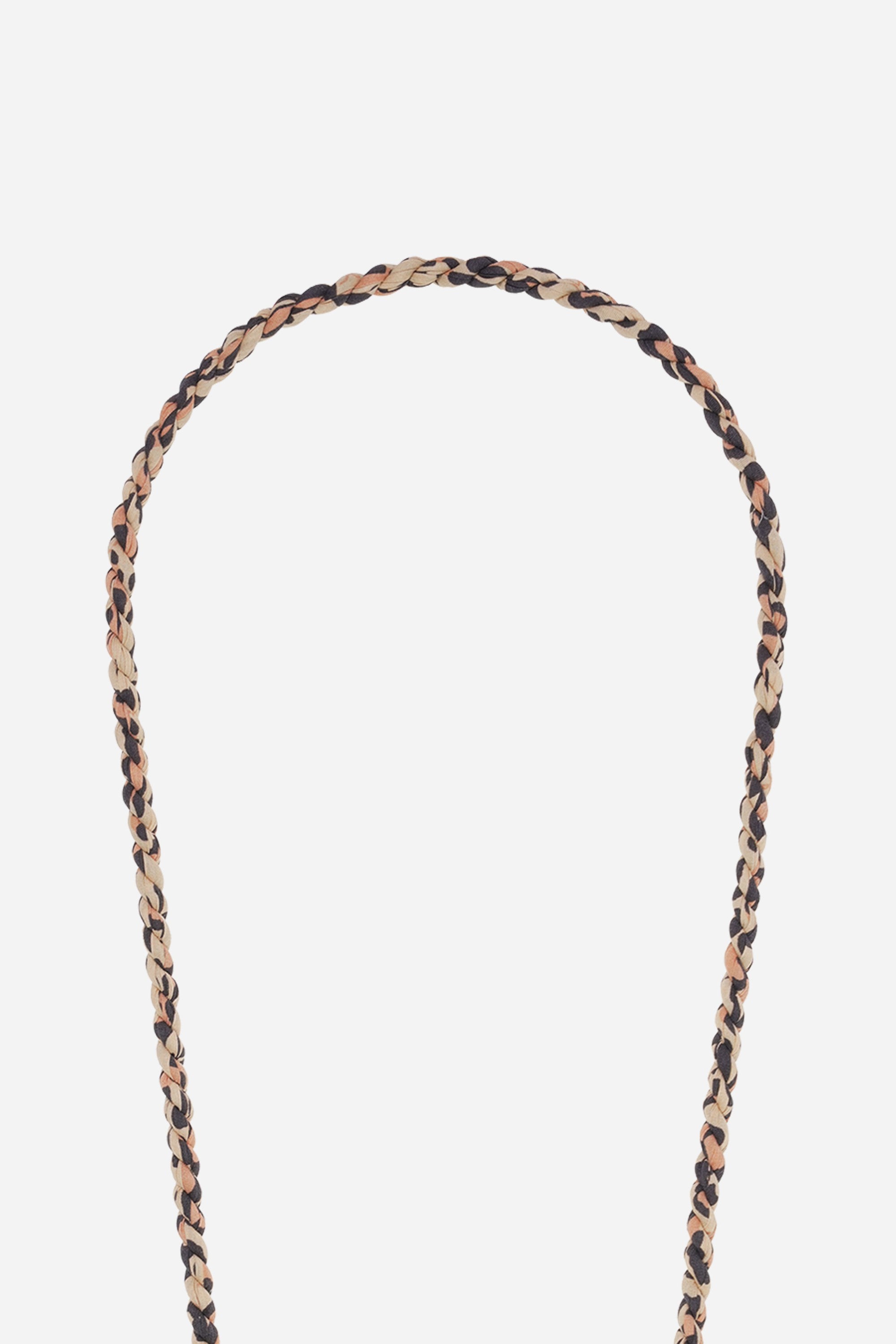 Chaine Longue Elia Marron 120 cm