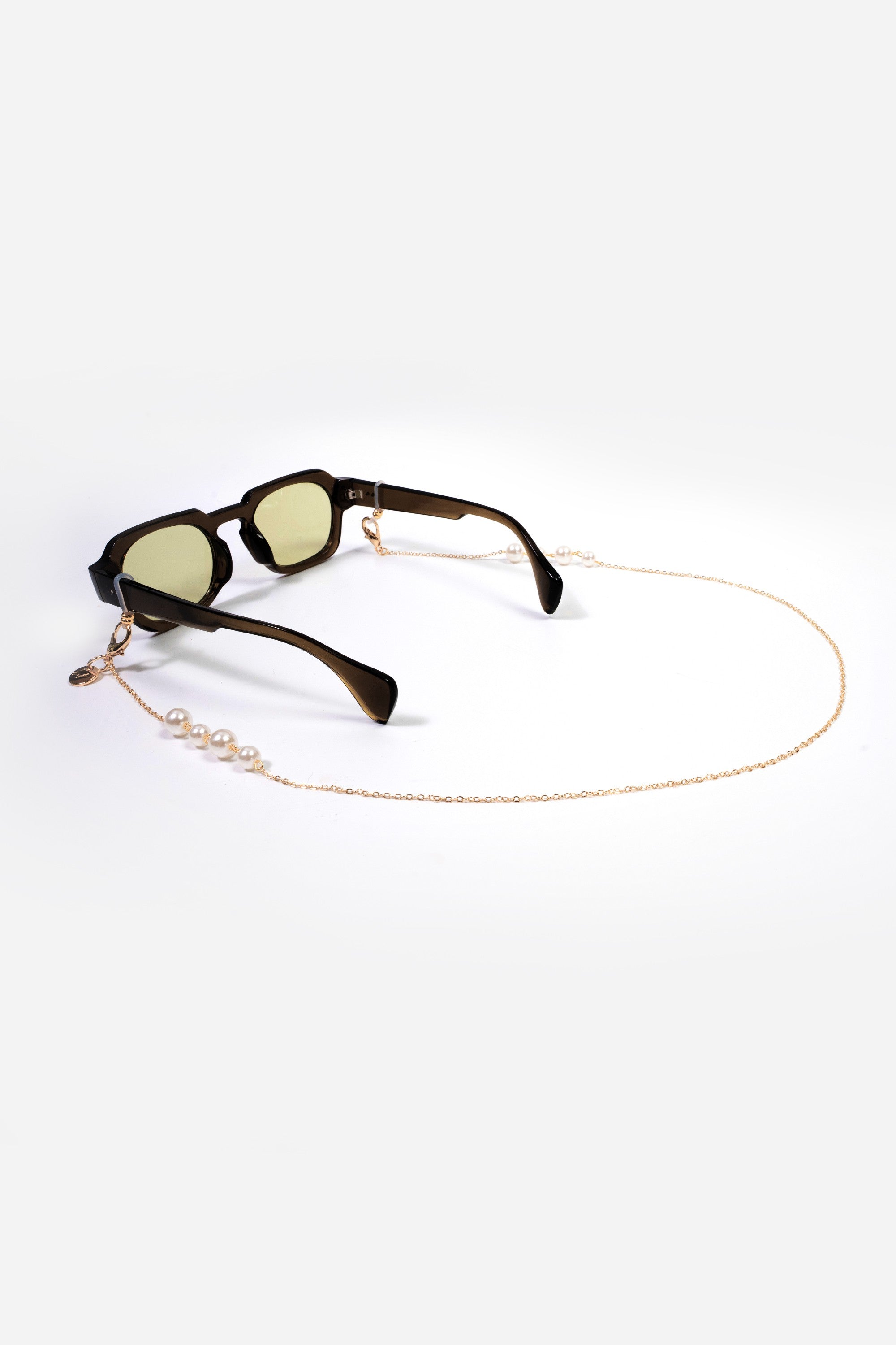 Bijoux Chaine De Lunette Liora Blanc 72 cm