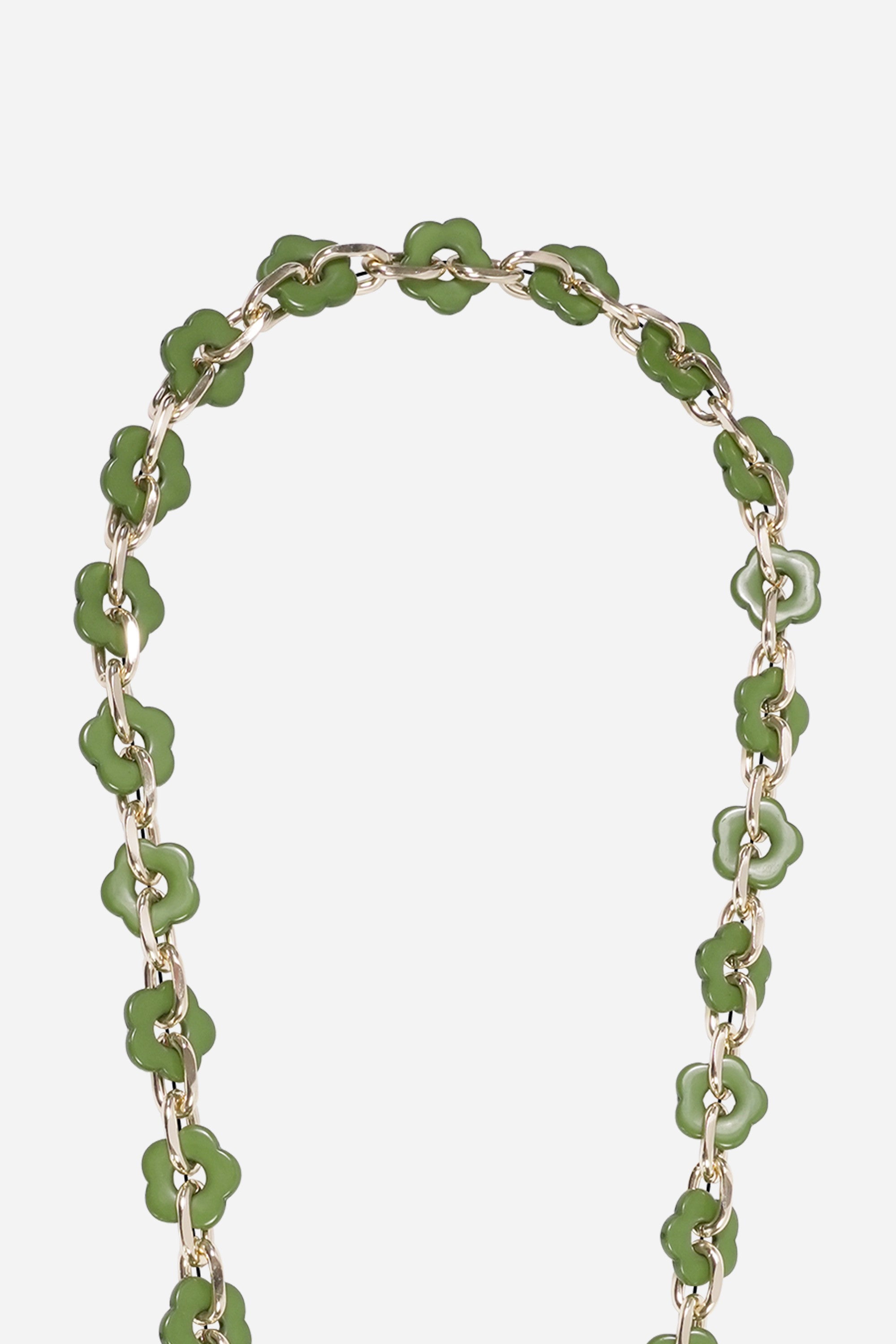 Chaine Longue Cassy Kaki 120 cm