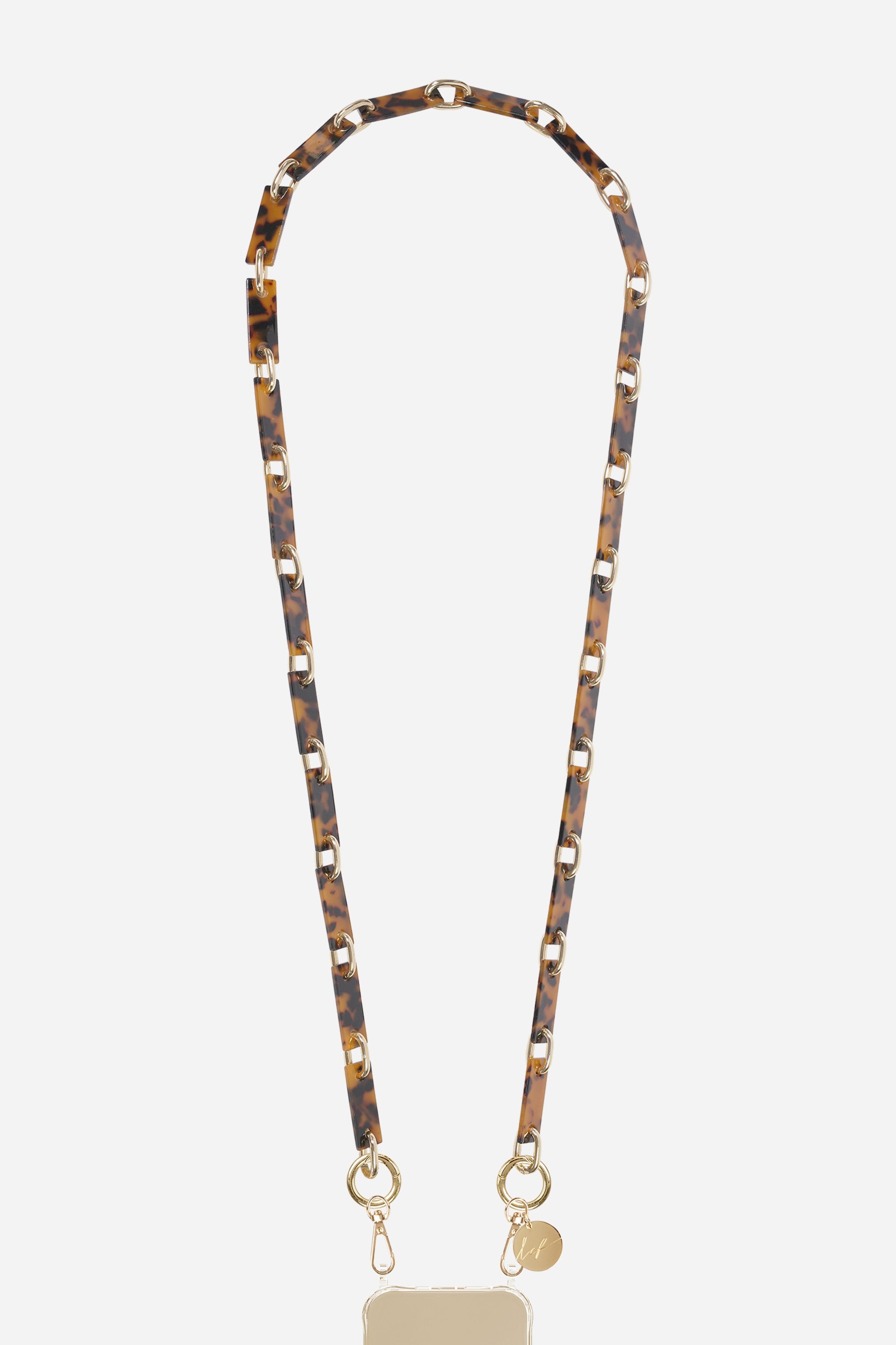 Chaine Longue Nahara Marron 120 cm