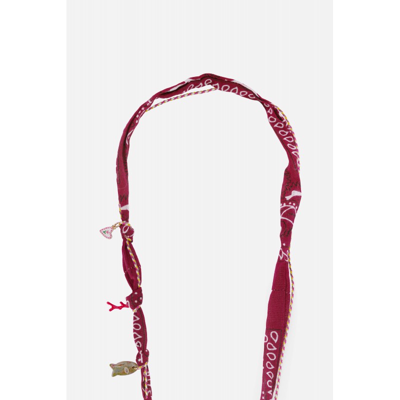 Laia Bordeaux Long Chain 120 cm