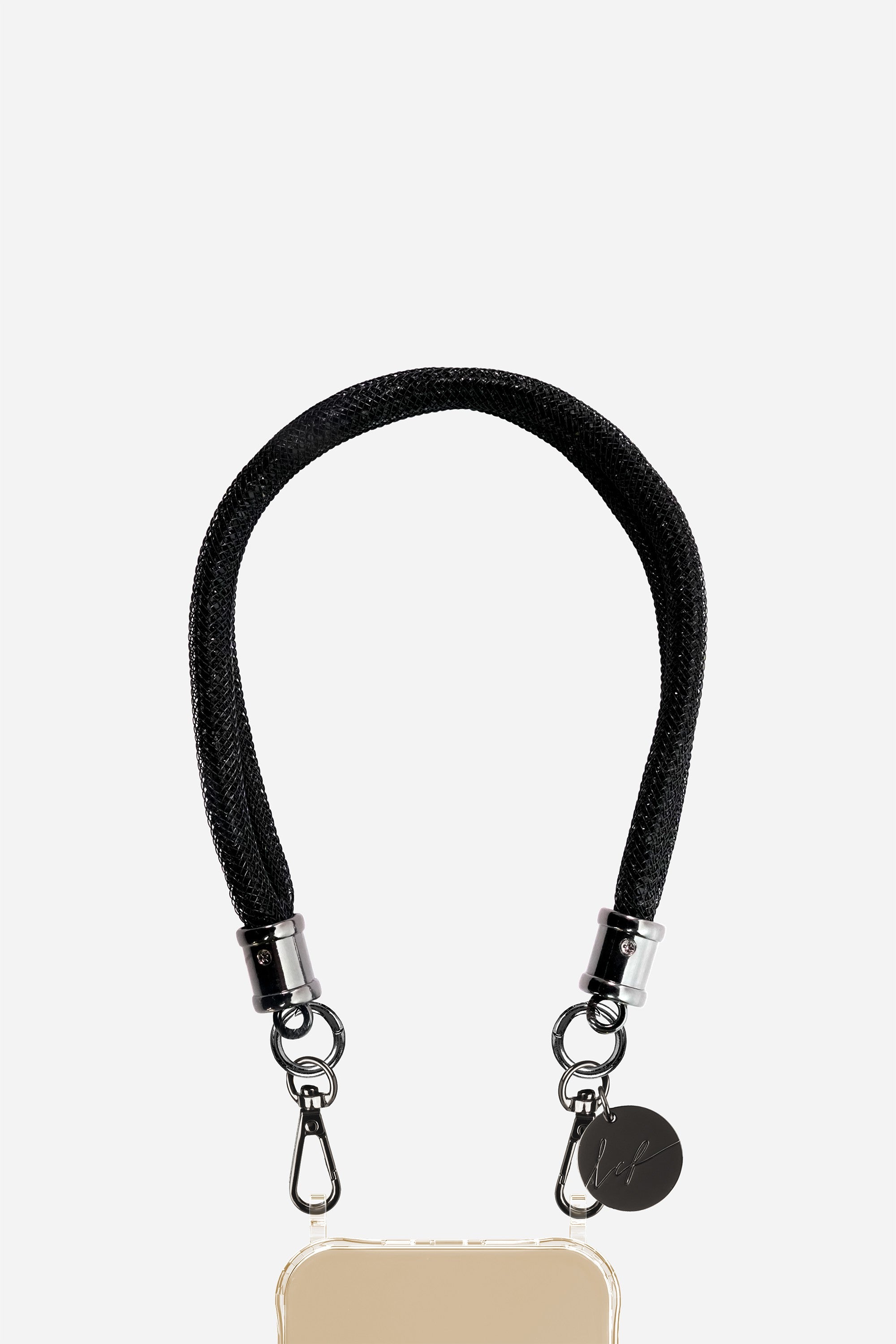 Chaine Courte Mariah Noir 40 cm