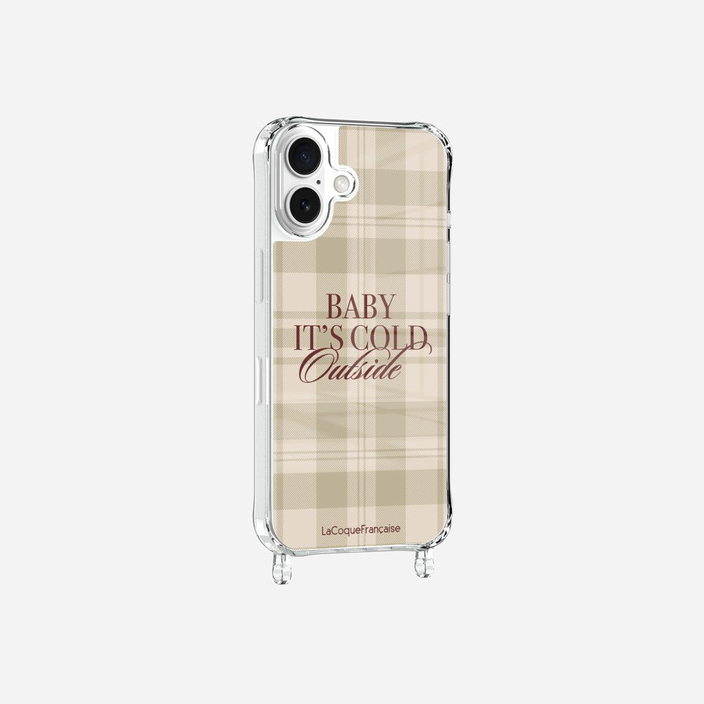 Coque Anneaux Imprimee Baby It's Cold Outside