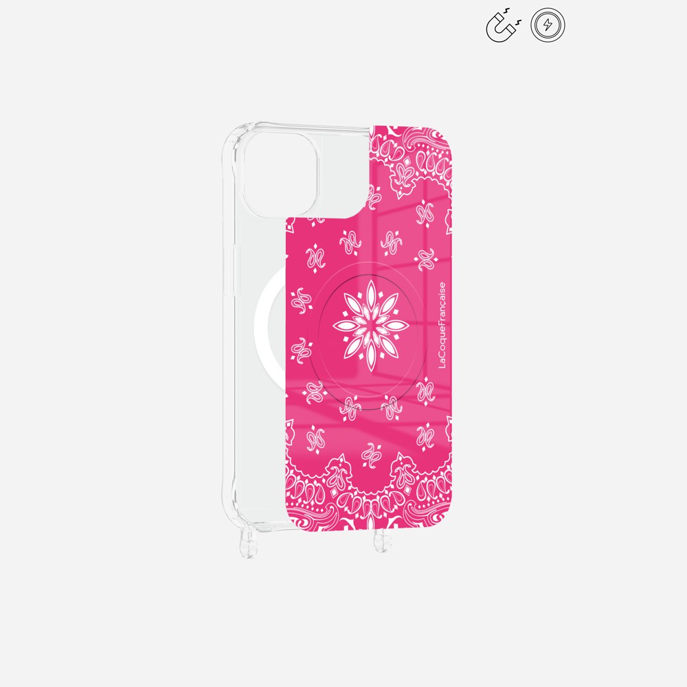 Plaque Magnetique Imprimee Bandana Rose 2 - 13