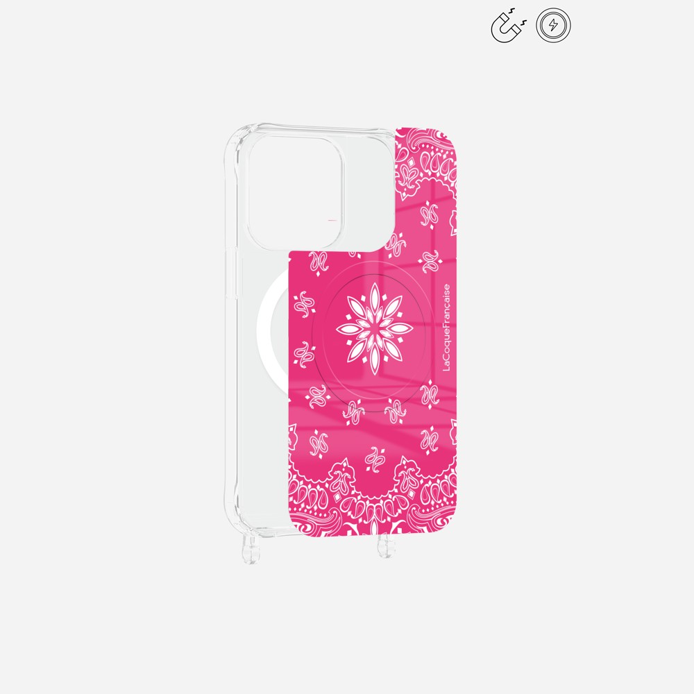 Plaque Magnetique Imprimee Bandana Rose 2 - 14