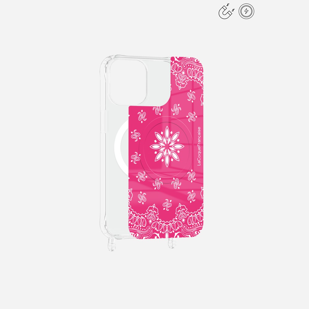 Plaque Magnetique Imprimee Bandana Rose 2 - 19