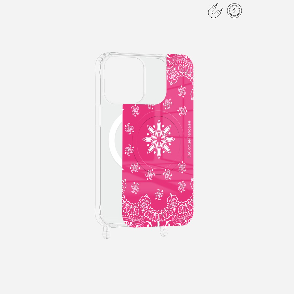 Plaque Magnetique Imprimee Bandana Rose 2 - 18