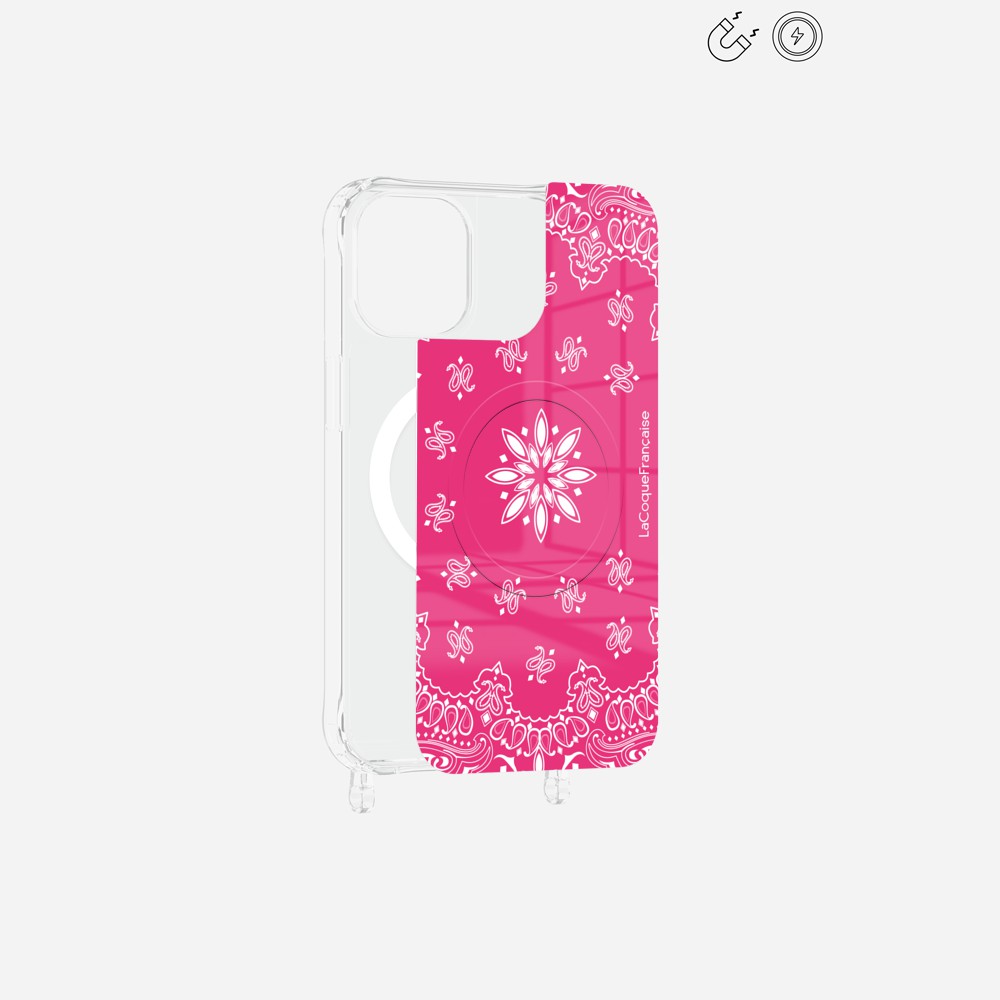 Plaque Magnetique Imprimee Bandana Rose 2 - 22
