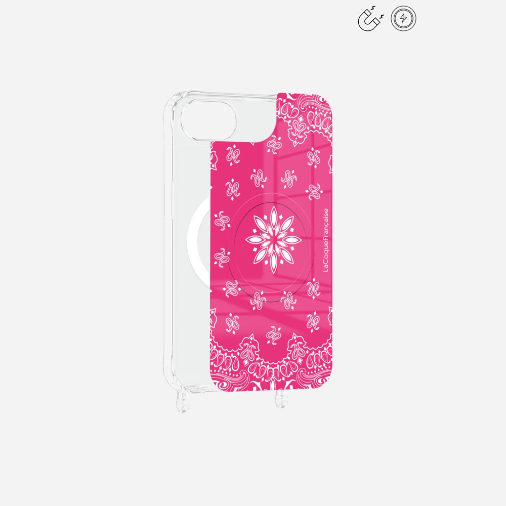 Printed Pink Bandana Magnetic Plate 2