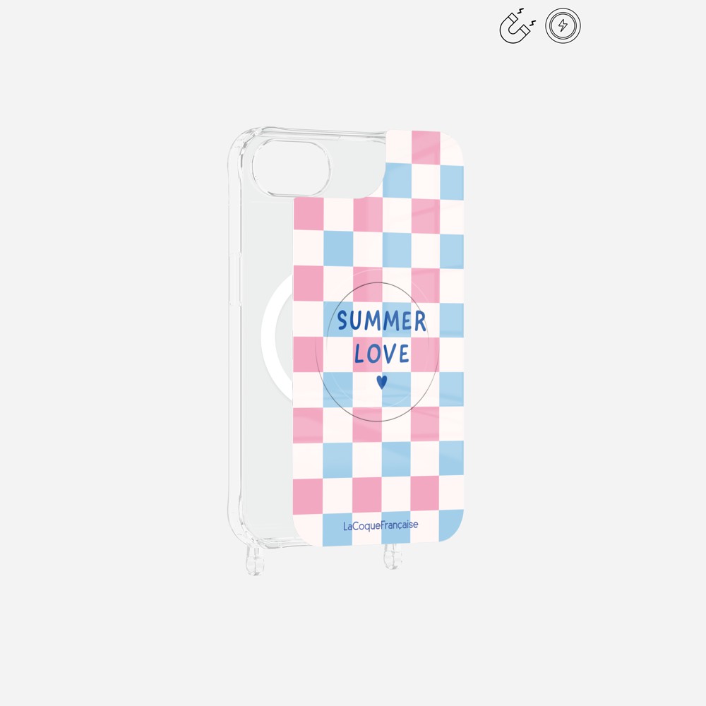 Plaque Magnetique Imprimee Summer Love Bleu