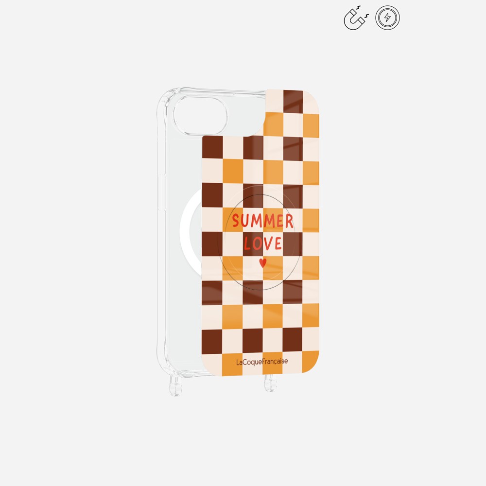 Plaque Magnetique Imprimee Summer Love Brun