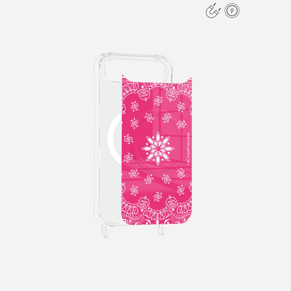 Printed Pink Bandana Magnetic Plate 2