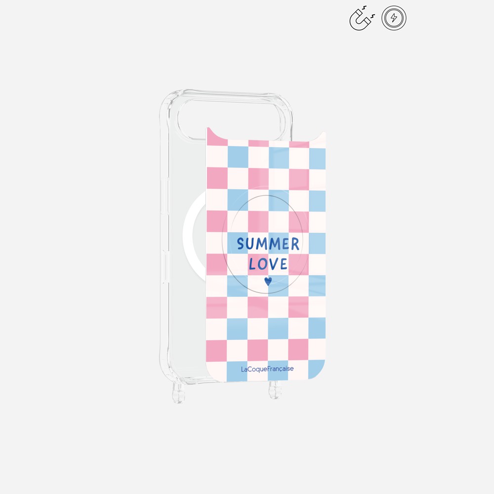 Plaque Magnetique Imprimee Summer Love Bleu