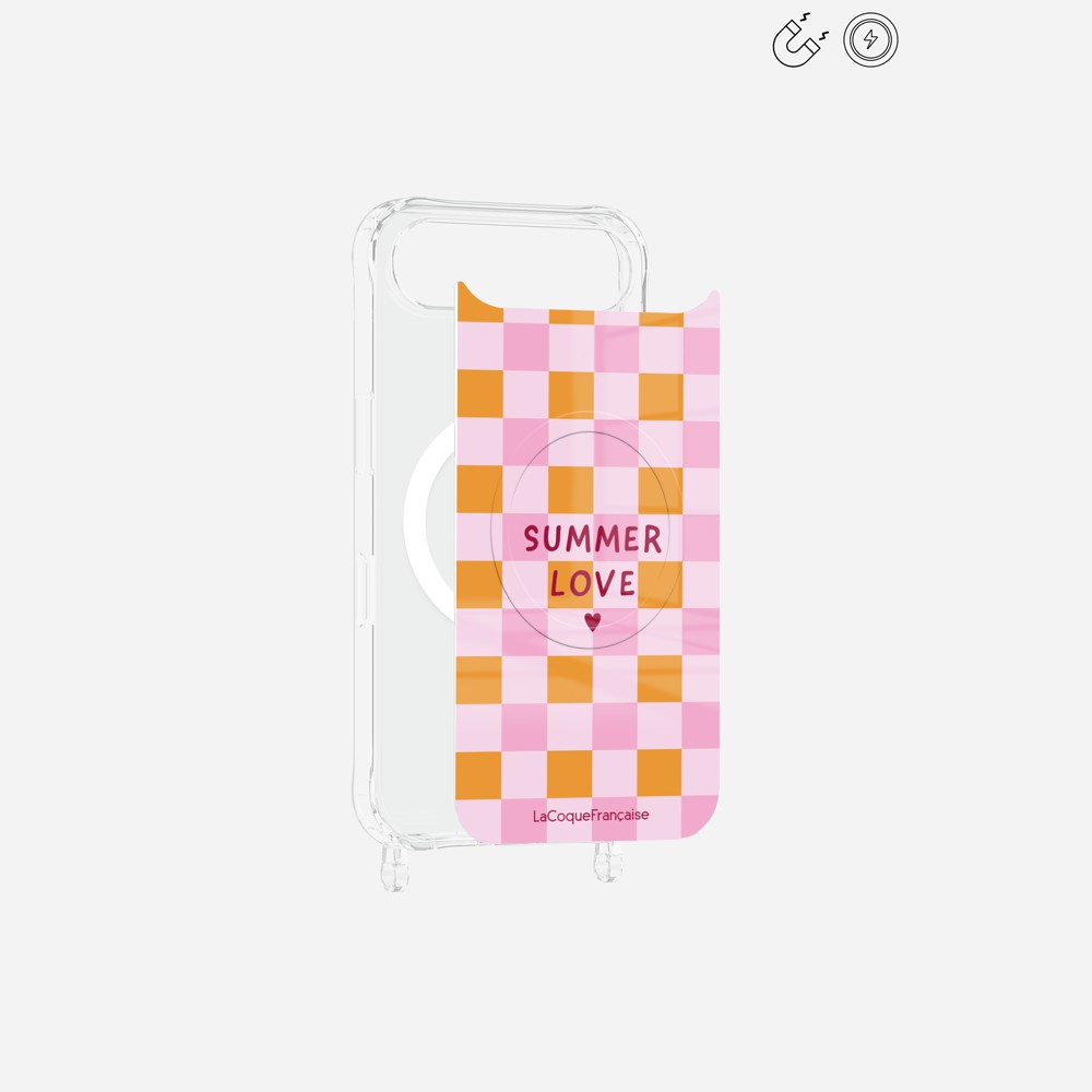 Printed Magnetic Plate Summer Love Pink