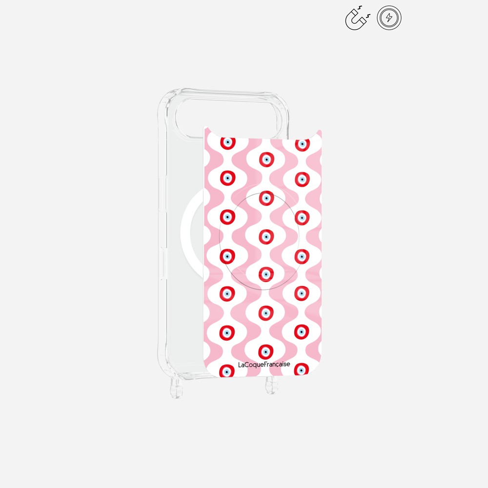 Plaque Magnetique Imprimee Vagues Rose