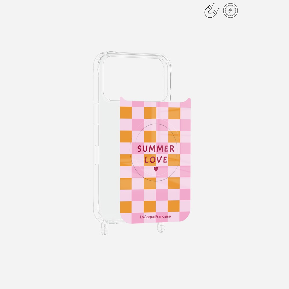 Printed Magnetic Plate Summer Love Pink