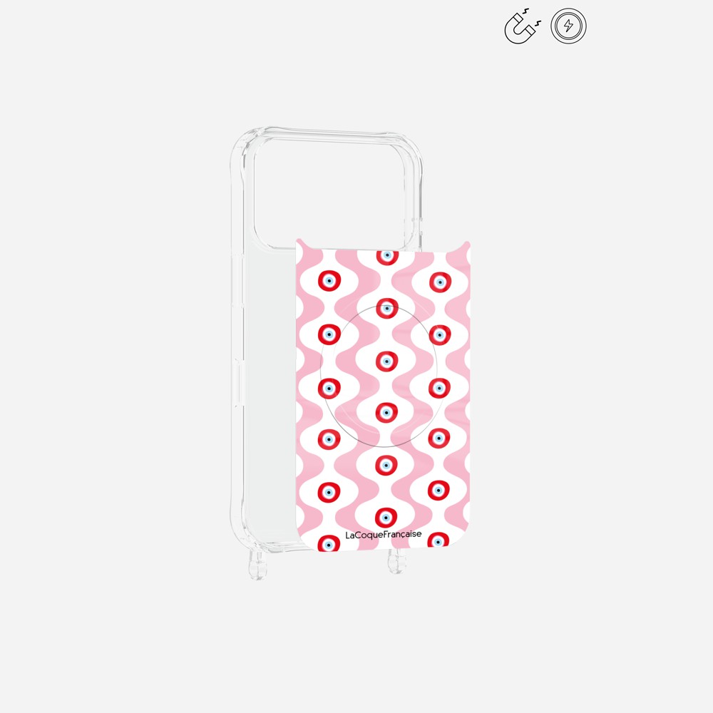 Plaque Magnetique Imprimee Vagues Rose