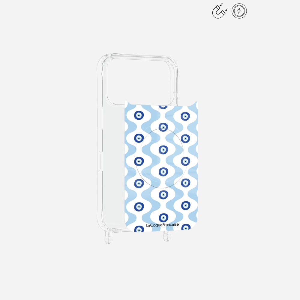 Printed Blue Waves Magnetic Plate