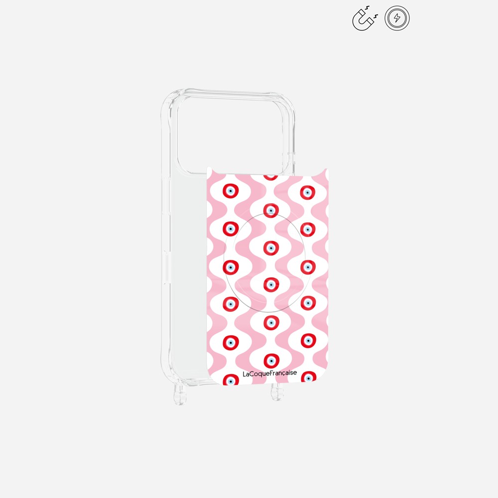 Plaque Magnetique Imprimee Vagues Rose