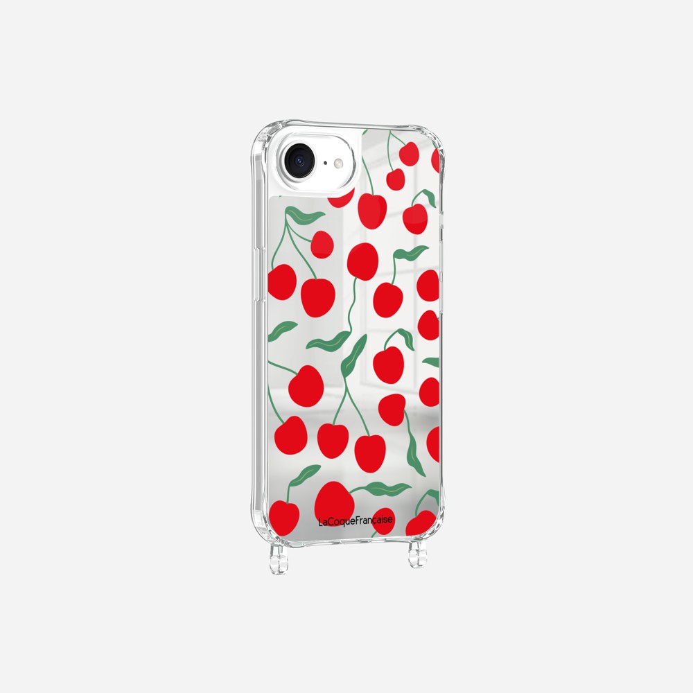 Cherry Cherie Printed Ring Mirror Case