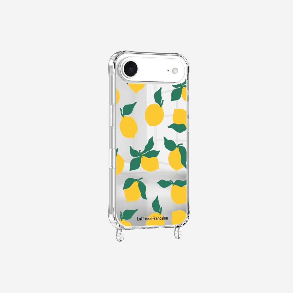 Coque Anneaux Miroir Imprimee Limonade