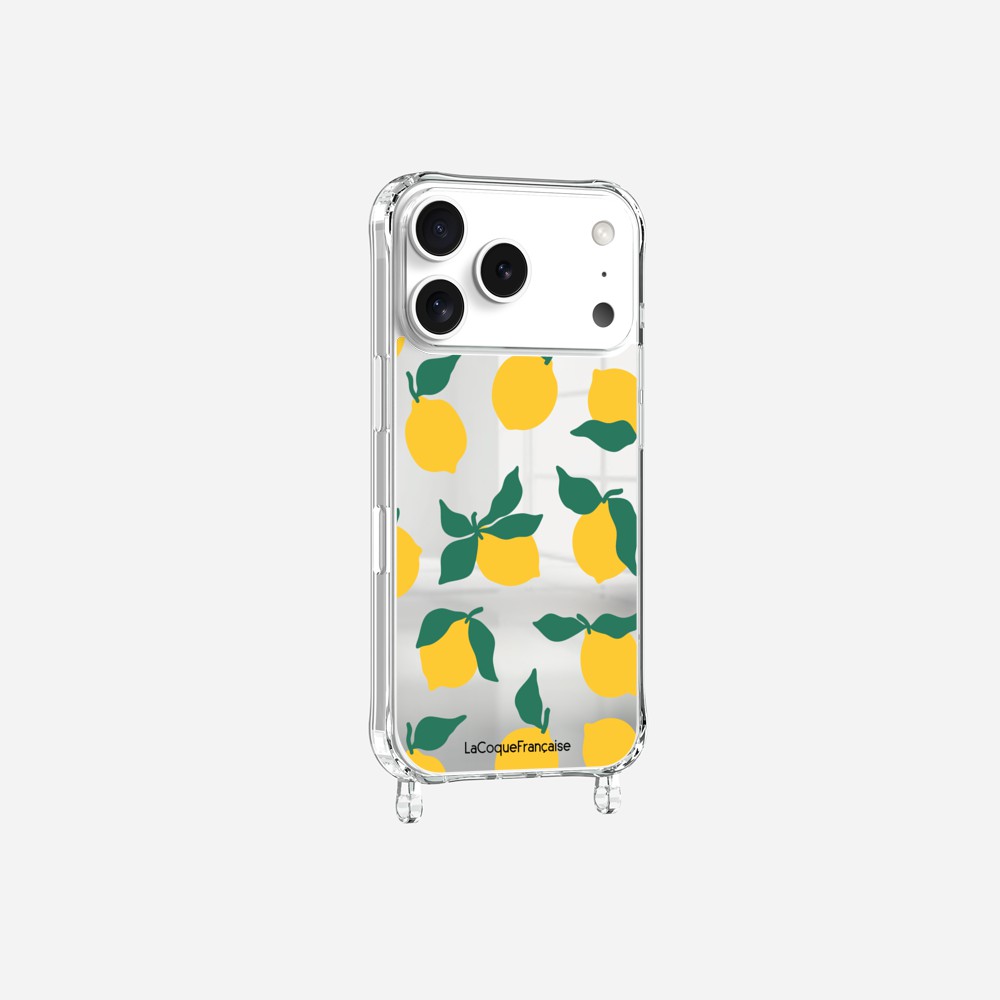 Coque Anneaux Miroir Imprimee Limonade