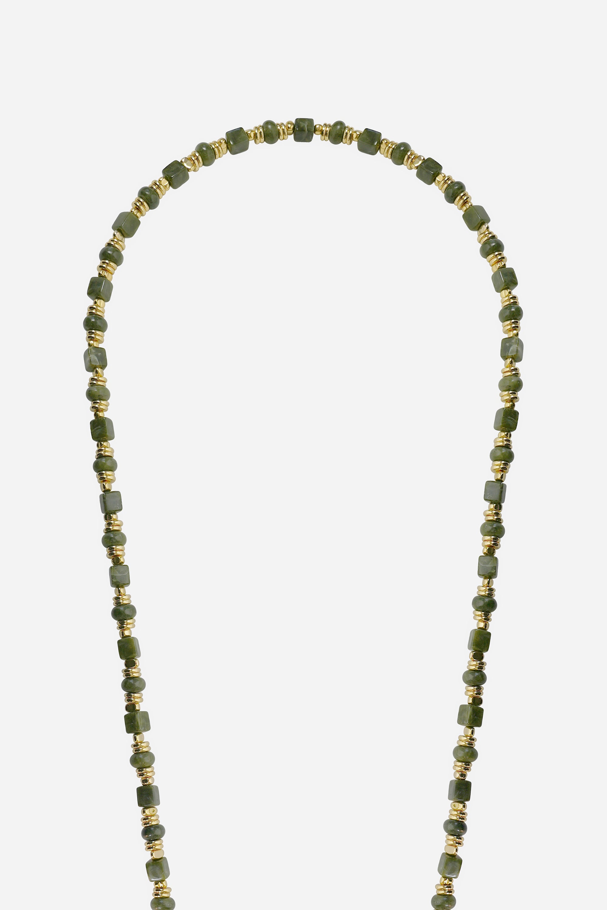 Chaine Longue Jeanne Kaki 120 cm - 3