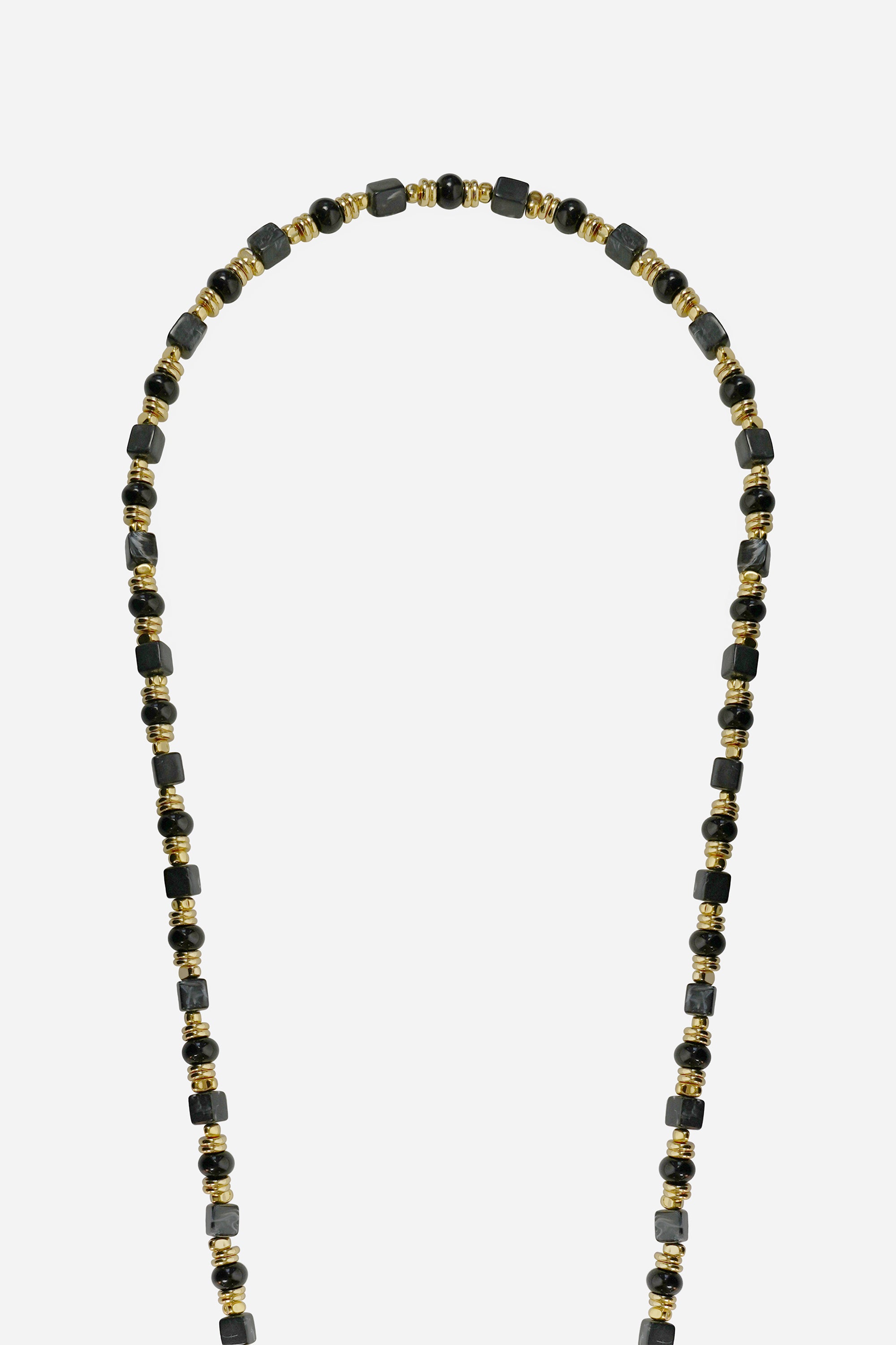 Chaine Longue Jeanne Noir 120 cm - 3