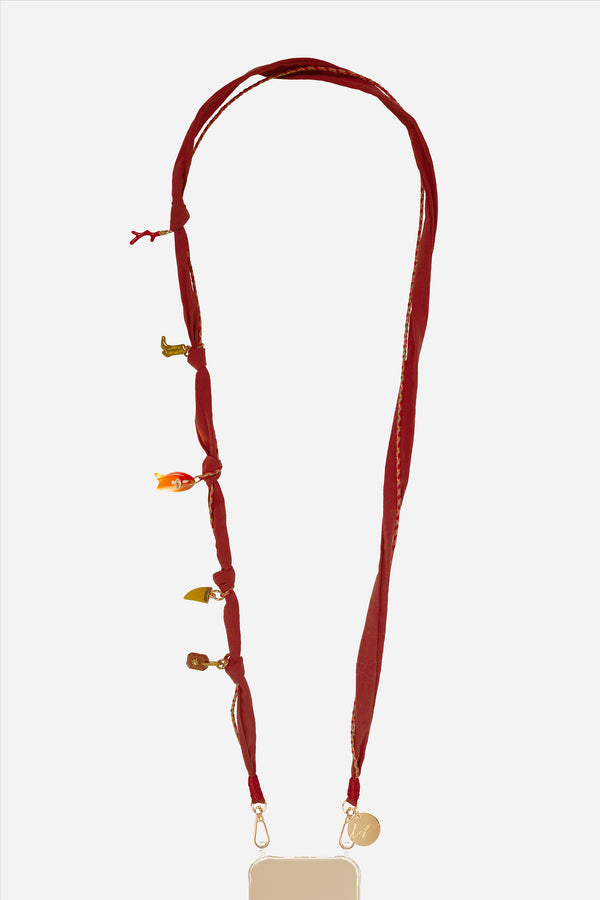 Chaine Longue Laria Terracotta 120 cm