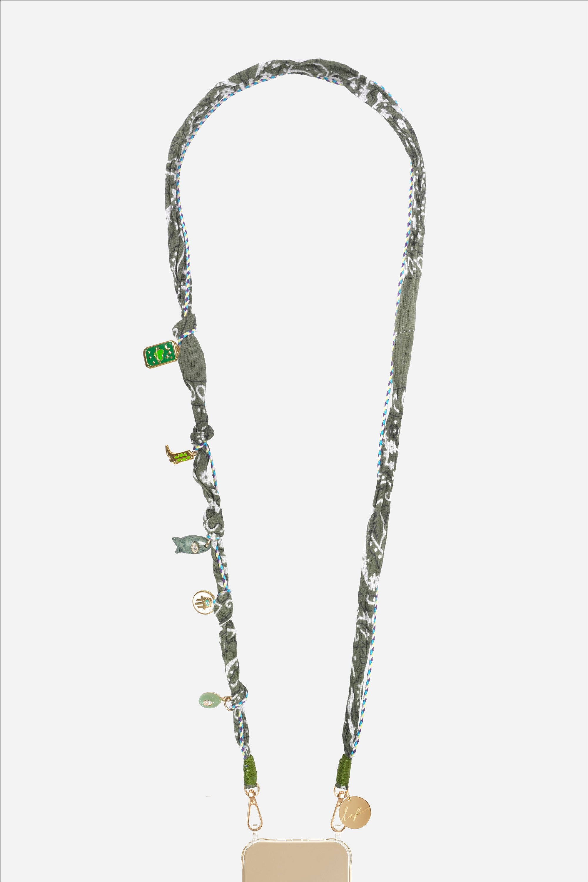 Chaine Longue Laia Kaki 120 cm