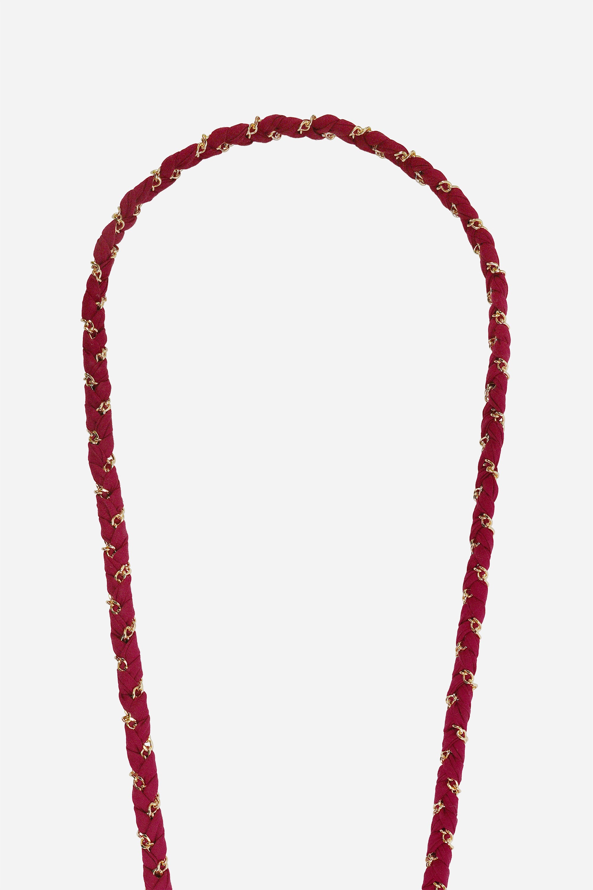 Chaine Longue Doha Bordeaux 120 cm