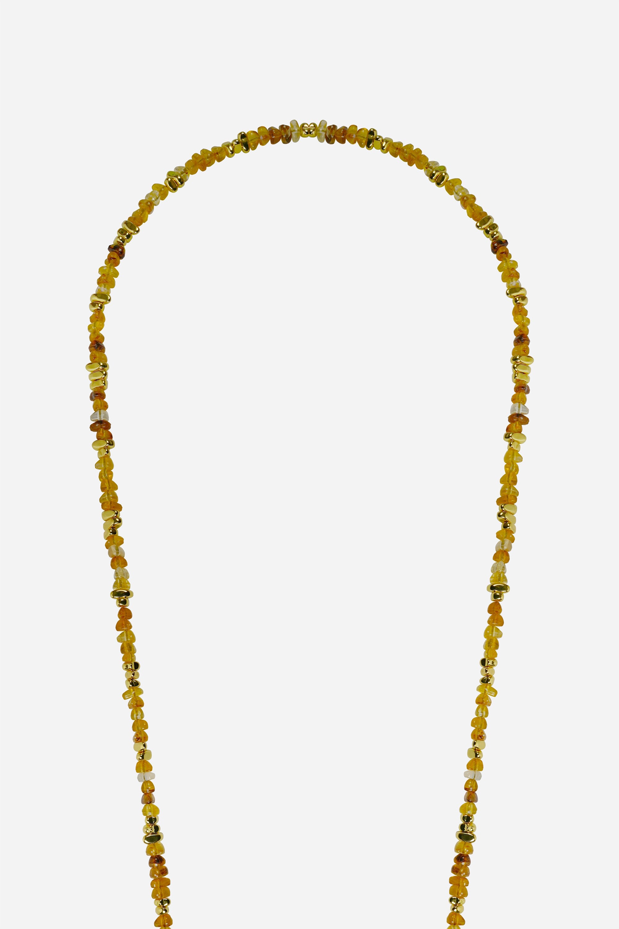 Chaine Longue Liviya Ambre 120 cm