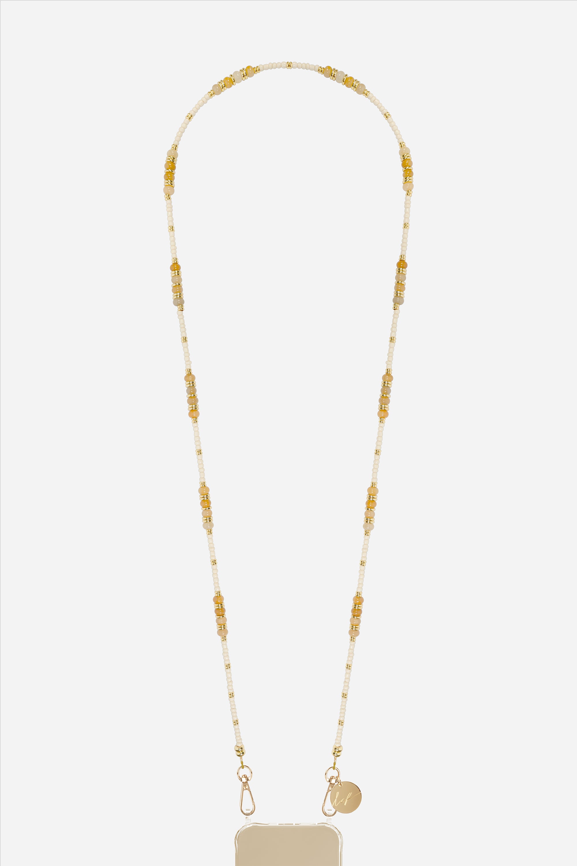 Chaine Longue Kira Ambre 120 cm