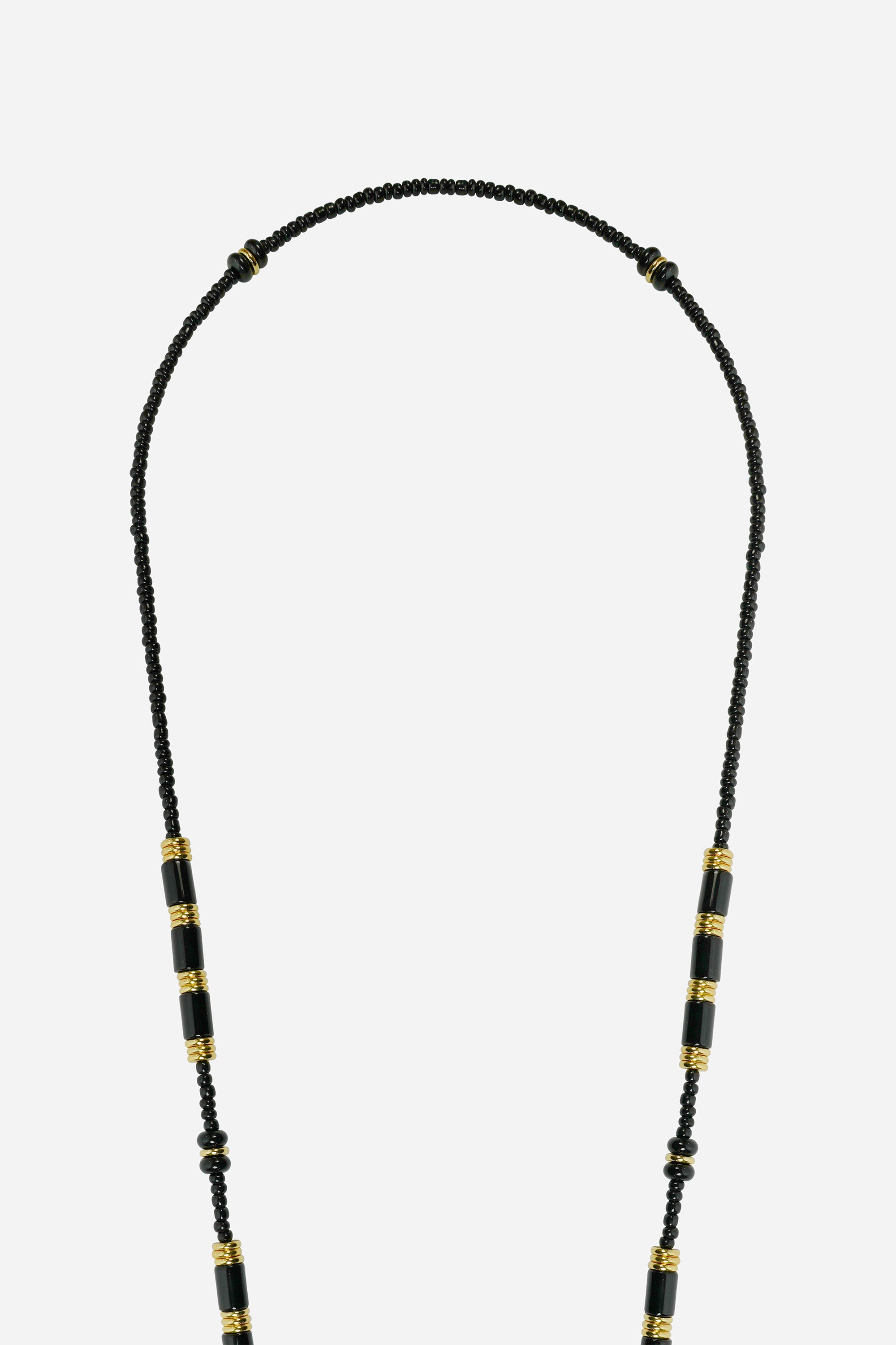 Chaine Longue Ornella Noir 120 cm
